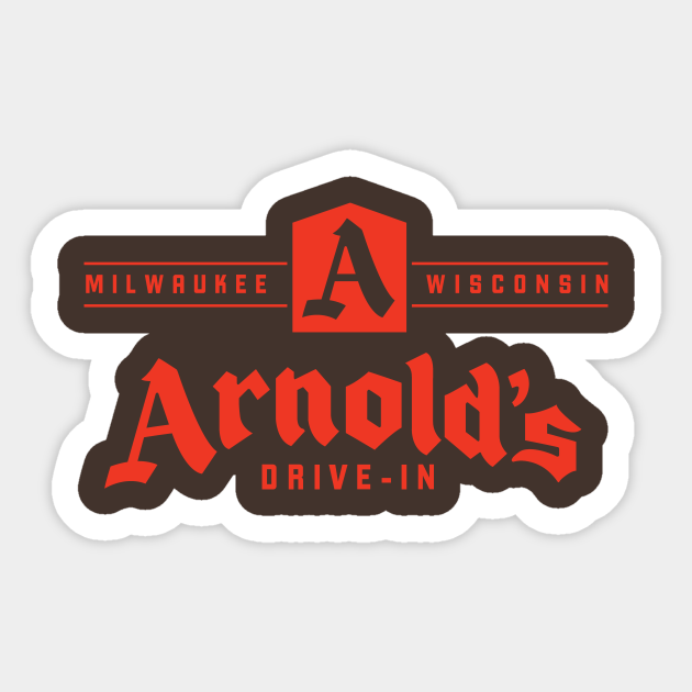 Arnold's DriveIn Happy Days Sticker TeePublic
